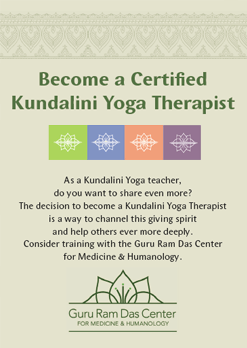 Become a Certified Kundalini Yoga Therapist